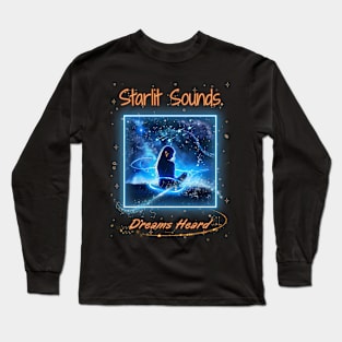 Starlit Sound | Dreams Heard | Cochlear Implant | Deaf Long Sleeve T-Shirt